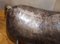 Vintage Brown Leather Hippopotamus Footstool from Dimitri Omersa 7