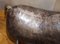 Vintage Brown Leather Hippopotamus Footstool from Dimitri Omersa, Image 7