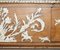 Cornice vittoriana antica in legno di pino intagliato e gesso, Immagine 6