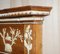 Cornice vittoriana antica in legno di pino intagliato e gesso, Immagine 10