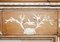 Cornice vittoriana antica in legno di pino intagliato e gesso, Immagine 8