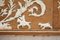 Cornice vittoriana antica in legno di pino intagliato e gesso, Immagine 7