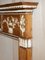 Cornice vittoriana antica in legno di pino intagliato e gesso, Immagine 18