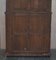Huge Antique English Gothic Revival Hand-Carved Oak Library Bookcase with Drawers, Image 17