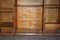 Antikes Art Deco Wurzel- Nussholz Sideboard mit Schubladen 19