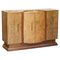 Antique Art Deco Burr Walnut Sideboard with Drawers, Image 1