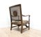 French Carved Oak Bergere Armchair, 1967 8