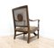 French Carved Oak Bergere Armchair, 1967, Image 8