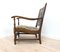 French Carved Oak Bergere Armchair, 1967 12