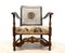 French Carved Oak Bergere Armchair, 1967, Image 2