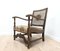 French Carved Oak Bergere Armchair, 1967 3