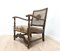 French Carved Oak Bergere Armchair, 1967, Image 3