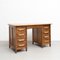 Traditional Spanish Writing Desk in Oak Wood, 1940, Image 3