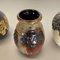 Multi-Colored Op Art Fat Lava Ceramic Vases from Bay Keramik, Germany, Set of 3 5