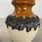 Jarrones Op Art Fat Lava multicolor de cerámica de Bay Keramik, Germany. Juego de 3, Imagen 4