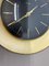 Hollywood Regency Brass Wall Clock from Mauthe Electric, Germany, 1950s 7