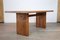 T14C Table and S11 Dining Chairs in Elm and Leather by Pierre Chapo, Set of 6 11