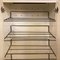 Italienischer Mid-Century Schrank aus Metall & Laminat mit Metallregalen, 1960er 12