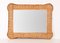 Mid-Century Italian Rectangular Mirror with Bamboo and Woven Wicker Frame, 1960s, Image 7