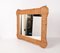 Mid-Century Italian Rectangular Mirror with Bamboo and Woven Wicker Frame, 1960s, Image 12
