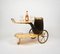 Serving Bar Cart in Goatskin and Brass by Aldo Tura, Italy, 1960s, Image 10