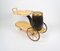 Serving Bar Cart in Goatskin and Brass by Aldo Tura, Italy, 1960s, Image 2