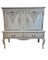 French Painted and Distressed Side Cabinet 1