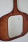 Danish Leather Mirror, 1970s, Image 3