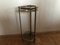 Side Table in Glass & Golden Metal, 1970s 6