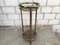 Side Table in Glass & Golden Metal, 1970s 7