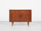 Mid-Century Danish Cabinet with Rolling Doors in Teak from Dyrlund, 1960s, Image 1