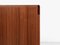 Mid-Century Danish Cabinet with Rolling Doors in Teak from Dyrlund, 1960s 5