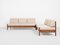 Dänische Mid-Century Sofas aus Teak von Den Blaa Fabrik, 1960er, 2er Set 1