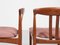 Dänische Mid-Century Esszimmerstühle aus Teak & New Pink, 1960er, 6er Set 5