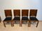 Art Deco Dining Chairs in Walnut Veneer, France, 1930s, Set of 6 14