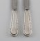 Rope Fruit Knives in Silver and Stainless Steel from Georg Jensen, Set of 2 2