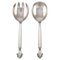 Acanthus Salat Set aus Sterling Silber von Georg Jensen, 2er Set 1