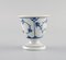 Blue Fluted Vase and Egg Cups from Bing & Grøndahl, 1920, Set of 3 5