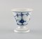 Blue Fluted Vase and Egg Cups from Bing & Grøndahl, 1920, Set of 3 4