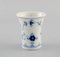 Blue Fluted Vase and Egg Cups from Bing & Grøndahl, 1920, Set of 3 3