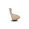 Cream Leather Mate Armchair with Electronic Function from FSM 7