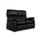 Black Leather Two-Seater Sofa with Relax Function by Ewald Schillig 6