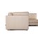 Cream Leather Crack Corner Sofa from Machalke, Image 7