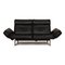Black Leather DS 450 Two-Seater Sofa from de Sede 1
