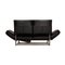 Black Leather DS 450 Two-Seater Sofa from de Sede 10