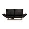 Schwarzes DS 450 Zwei-Sitzer Ledersofa von de Sede 10