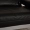 Black Leather Two-Seater Plura Sofa by Rolf Benz 5