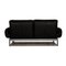 Black Leather Two-Seater Plura Sofa by Rolf Benz 10