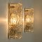 Modern Ice Glass Wall Light by J T Kalmar, Austria, 1960s, Image 9