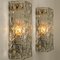 Modern Ice Glass Wall Light by J T Kalmar, Austria, 1960s, Image 6